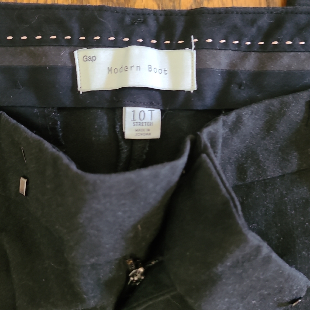 GAP Black Stretch Bootcut Pants